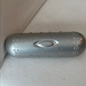 Oakley Metallic Gray Eyewear Case